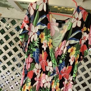 Floral high-low Dress